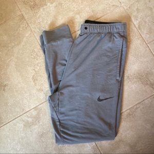 Gray Nike Dri Fit joggers
